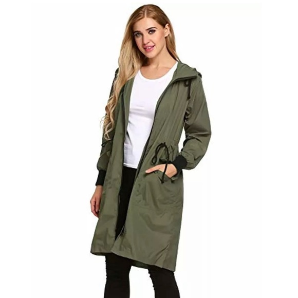 Waterproof Jacket Women ELESOL Women's Lightweight Hooded Rain